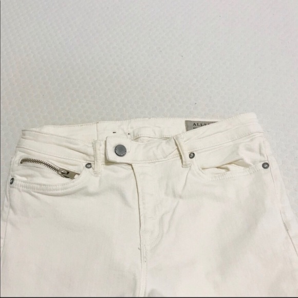 👀 All Saints - White Biker Skinny Jeans - Picture 5 of 6